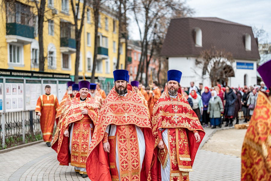 Божественная литургия в Преображенском соборе города Люберцы